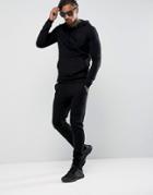 Asos Tracksuit Set Super Skinny Jogger/muscle Hoodie Black Save - Multi