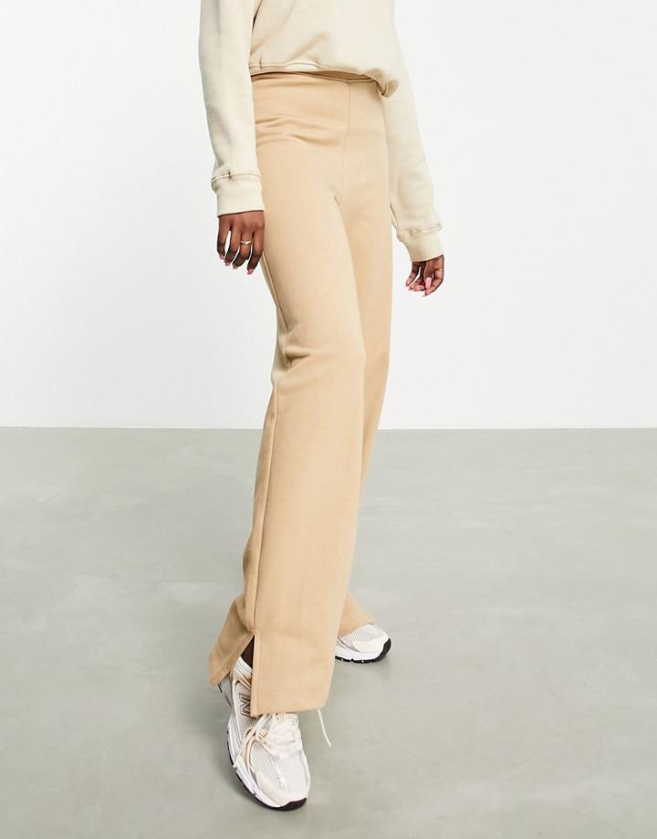 Vero Moda Aware Straight Leg Sweatpants In Camel - Part Of A Set-neutral