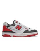 New Balance 550 Sneakers In White And Red
