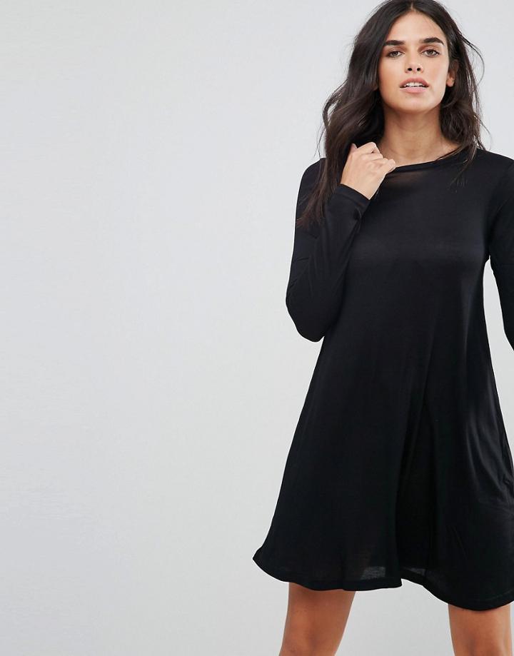 Brave Soul Fresa Swing Dress - Black