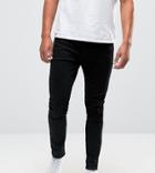 Asos Design Tall Super Skinny Jeans In Black - Black
