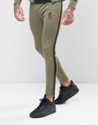 Gym King Poly Skinny Joggers - Green