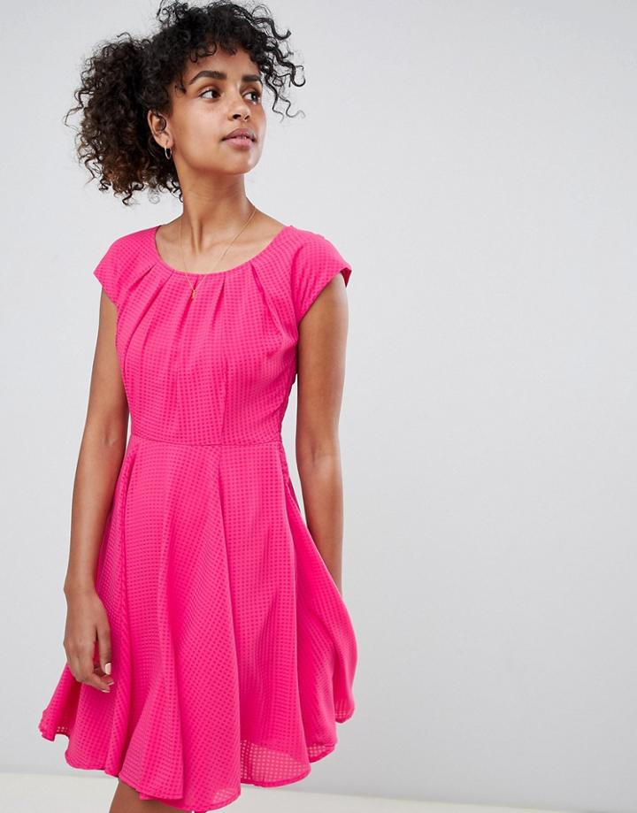 Qed London Skater Dress - Pink