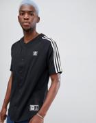 Adidas Skateboarding Baseball Shirt In Black Dh6641 - Black