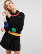 Sonia By Sonia Rykiel Lip Motif Knit Sweater - Multi