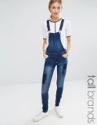 Vero Moda Tall Patch Overall - Blue