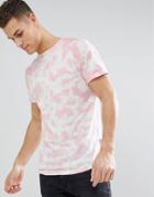Bellfield T-shirt With Cloud Print - Pink
