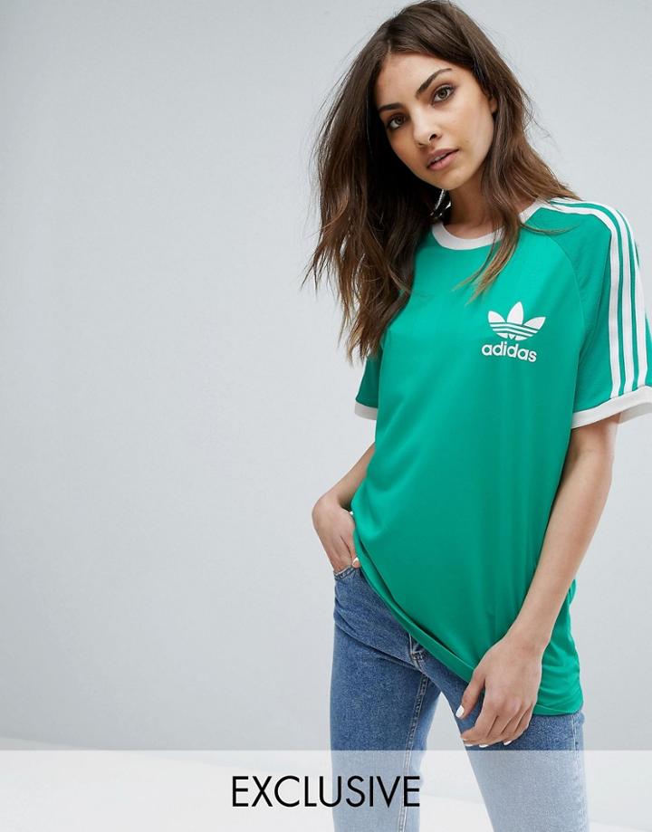 Adidas Originals Green California T-shirt - Green