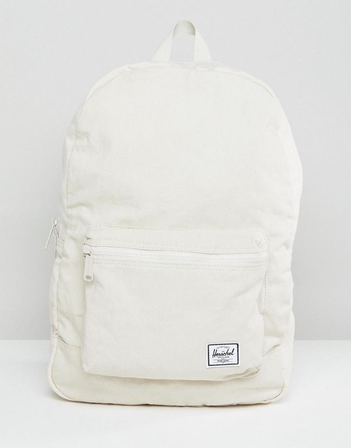 Herschel Supply Co Exclusive Soft Canvas Backpack - Stone