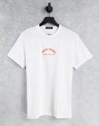 Fred Perry Arch Branding T-shirt In White