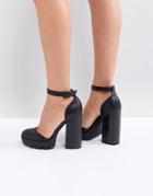 Asos Omini Heeled Shoes - Black