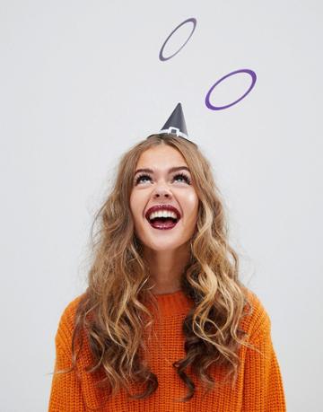 Ginger Ray Halloween Witch Hat Toss - Multi