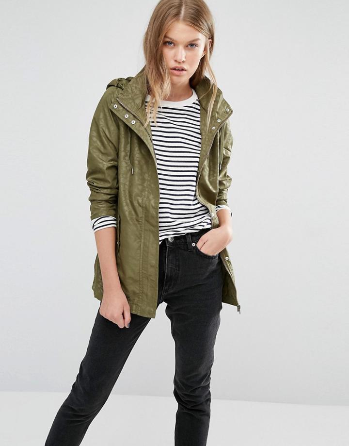 Vero Moda Dutch Coat - Green