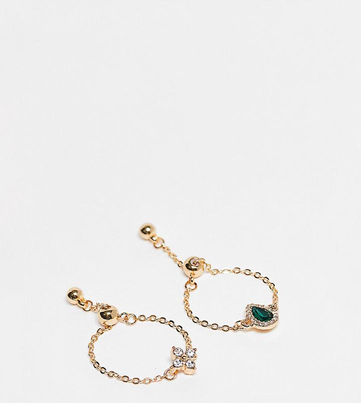 Reclaimed Vintage Inspired Puller Rings-gold