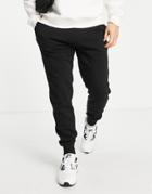Threadbare Slim Fit Sweatpants In Black