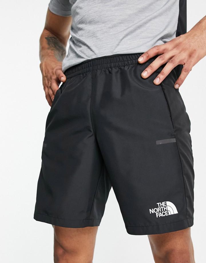 The North Face Training Mountain Athletic Woven Shorts In Black