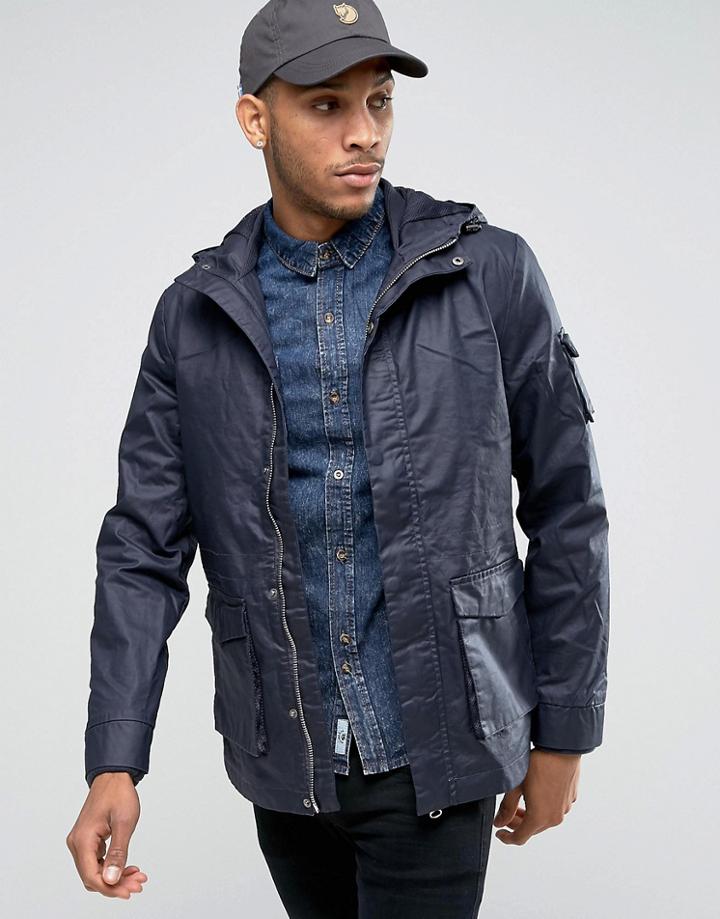 Bellfield Fisherman Jacket With Reflective - Navy