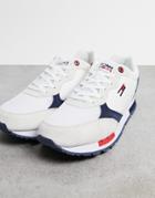 Tommy Jeans Runner Sneakers With Flag Logo In White