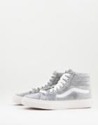 Vans Sk8-hi Sherpa Sneakers In Drizzle Gray