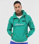 Ellesse Ion Overhead Jacket In Green Exclusive At Asos - Green