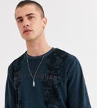 Heart & Dagger Side Printed T-shirt-green