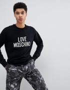 Love Moschino Embossed Logo Sweater - Black