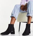 Simply Be Wide Fit Heeled Ankle Boot In Black