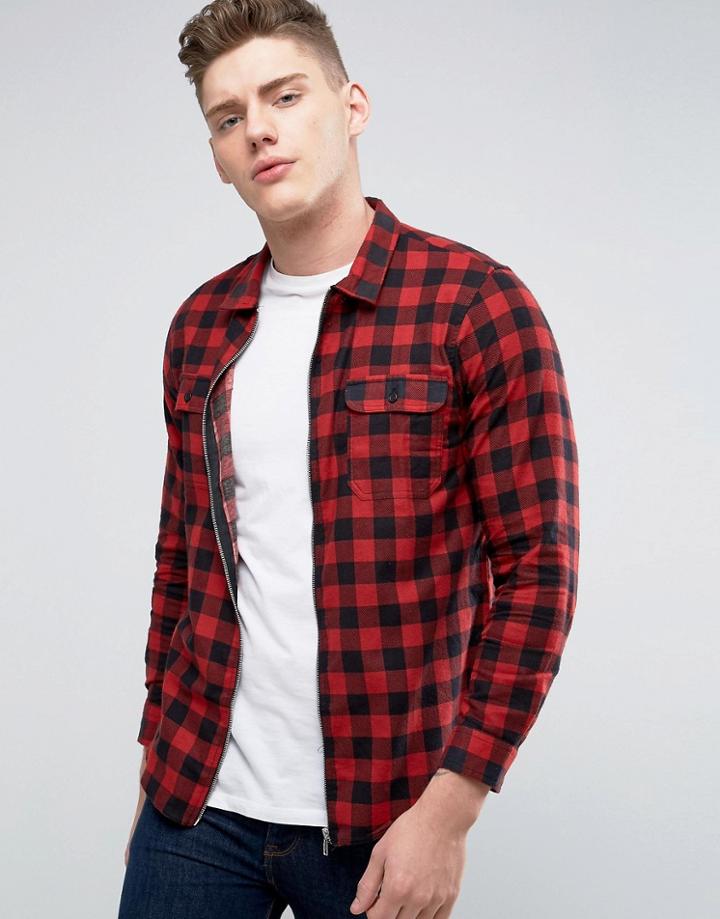 Brave Soul Formal Slim Fit Shirt - Navy