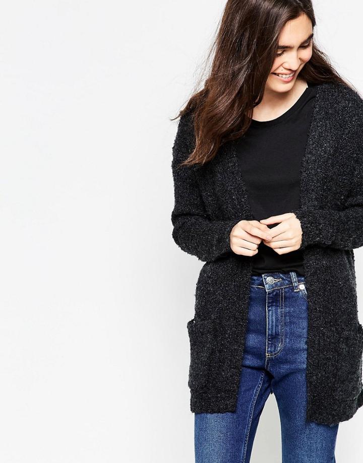 Jdy Gilbert Open Cardigan - Gray
