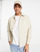 Brave Soul Worker Jacket In Stone-neutral