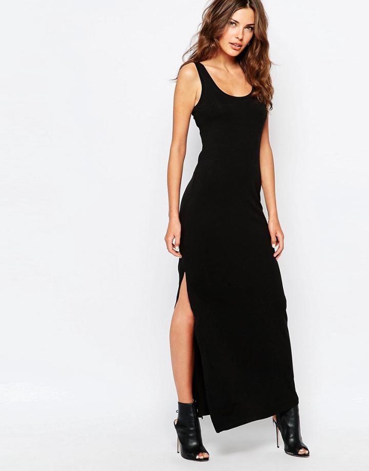 Vila Jersey Maxi Dress - Black