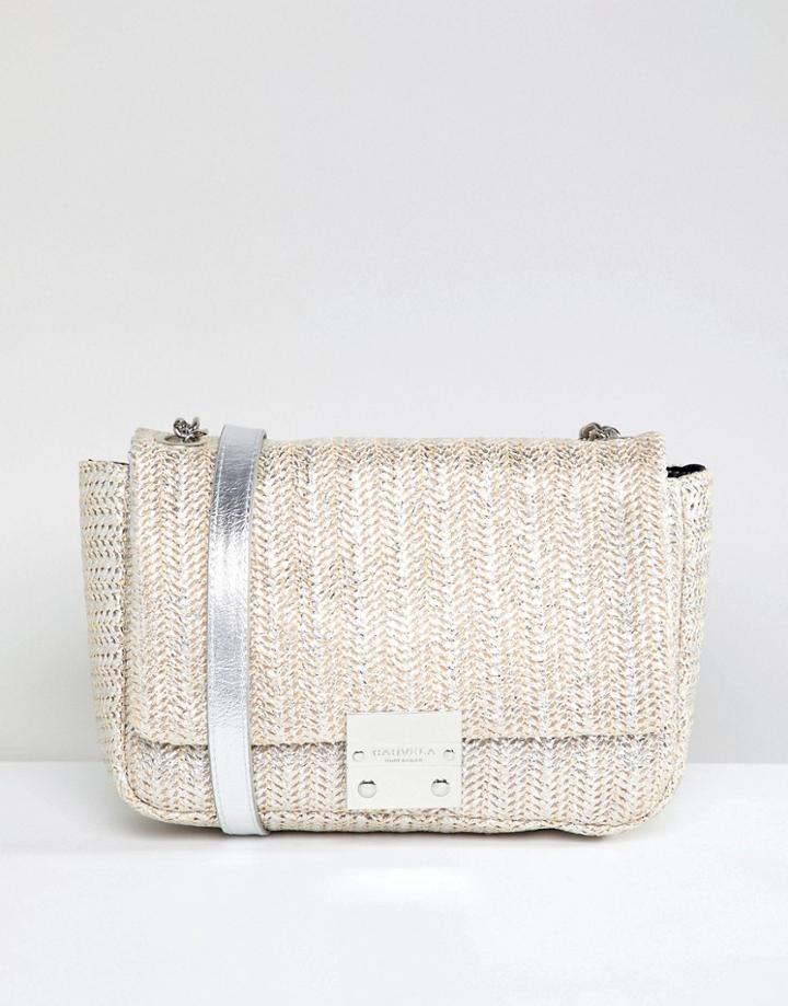 Carvela Chain Soft Shoulder Bag - Cream