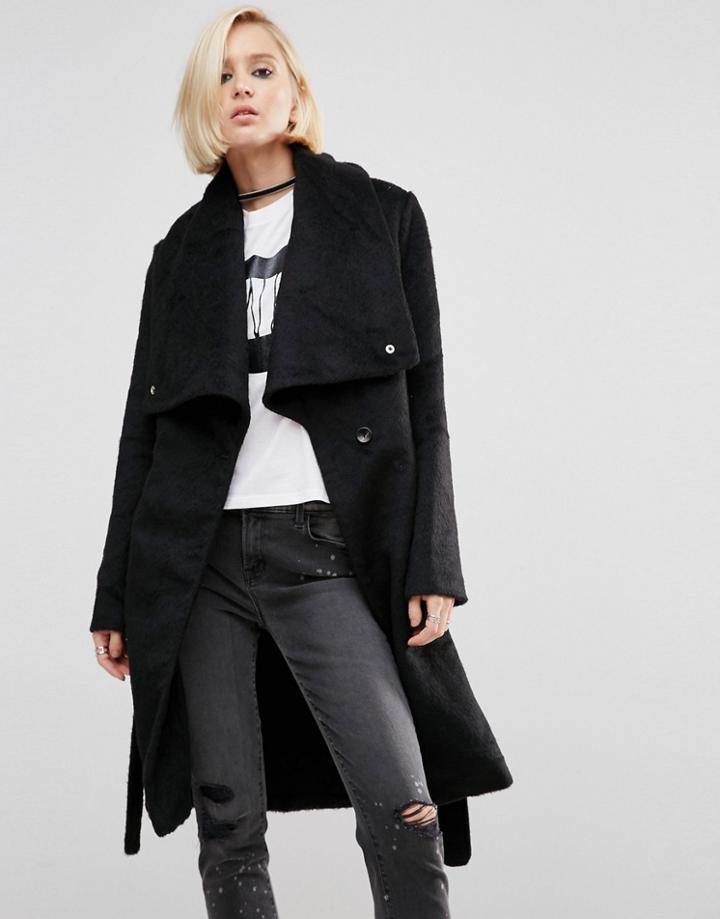 Religion Revelation Trench Coat - Black