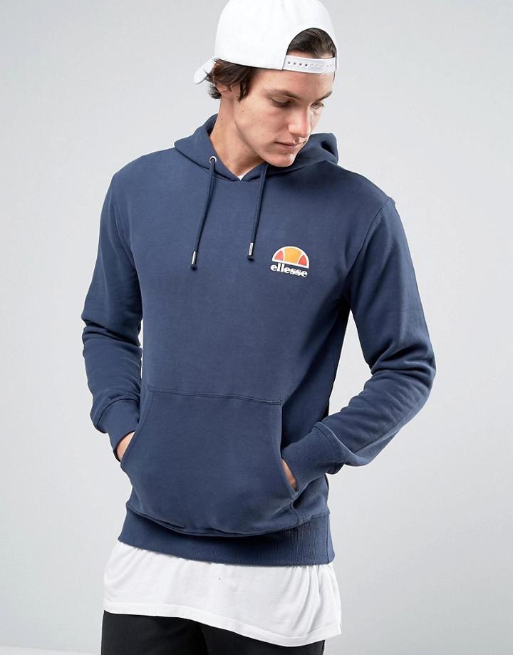 Ellesse Hoodie With Small Logo-navy