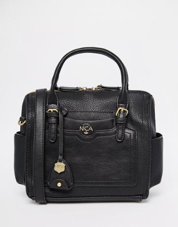 Nica Mini Bowler Bag - Black