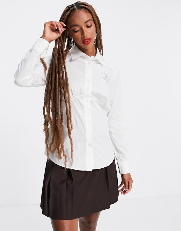 Love Moschino Fitted Shirt In White