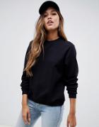 Asos Design Ultimate Sweatshirt In Black