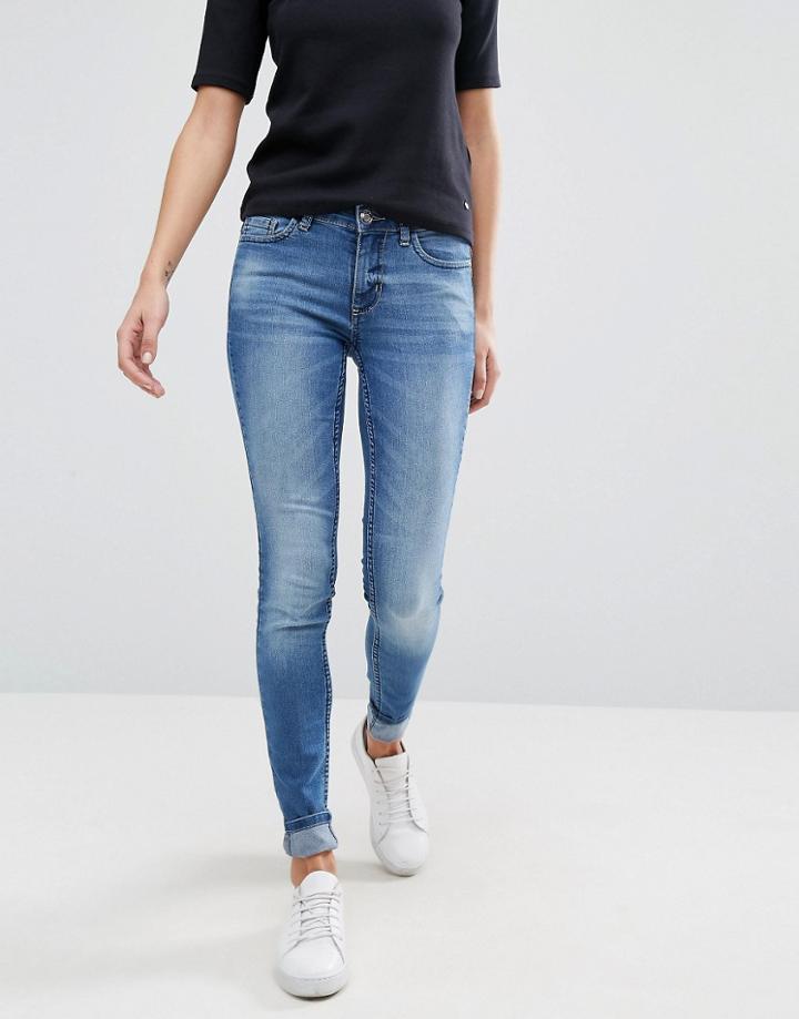 Jdy Mid Rise Skinny Jeans - Blue