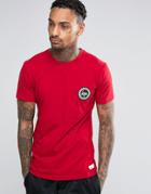 Hype T-shirt With Crest Logo - Red
