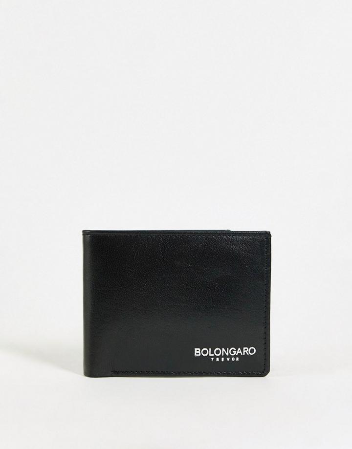 Bolongaro Trevor Darren Leather Billfold Wallet-black