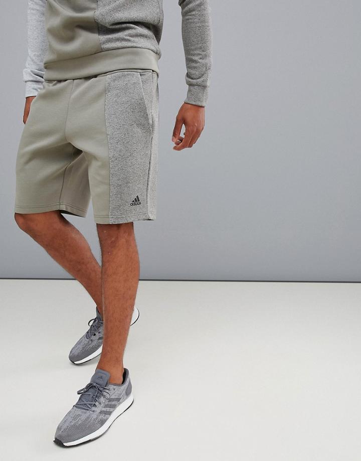 Adidas Id Stadium Remix Shorts In Khaki Cx4160 - Green