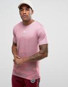 Hype T-shirt In Faded Camo - Pink