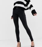 Vero Moda Tall Skinny Jean In Black - Black