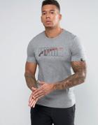 Puma Lux Logo T-shirt In Gray 83836303 - Gray