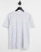 Gym 365 Geometric Tactical T-shirt In Gray