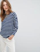 Lee Classic Stripe T Shirt With Contrast Ringer - Multi