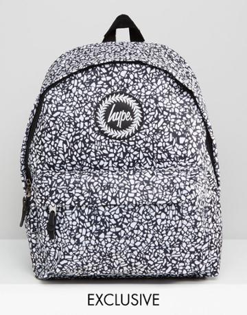 Hype Exclusive Monotone Mosaic Backpack - Mono Mosaic