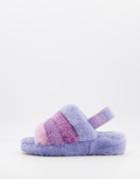 Ugg Fluff Yeah Slide Slippers In Cornflower Multi