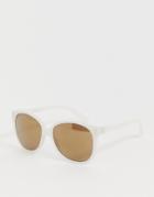 Pieces Celina Sunglasses-white