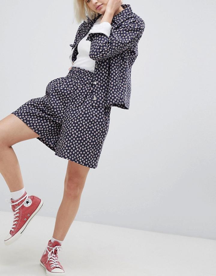Mads Norgaard Denim Shorts - Navy
